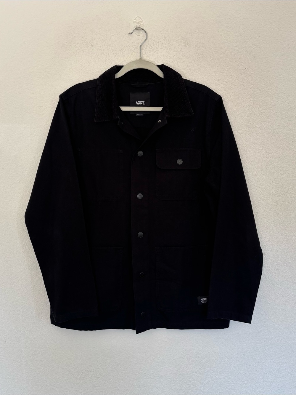 Vans Mens Casual Sports Black Jacket